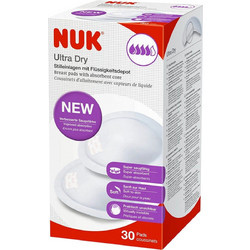 Nuk Ultra Dry Comfort Επιθέματα Στήθους 30τμχ