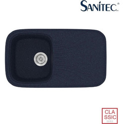 Sanitec Classic 315 Ένθετος Νεροχύτης Γρανίτη Αντιστρεφόμενος Ματ Granite Blue 82x50cm