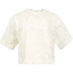 T-Shirt Blusa Tessuto 24EU2M0G101P1F1 1104 ecru