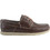 Freemood Ανδρικά Μοκασίνια Boat Shoes Δερμάτινα Καφέ 073-101