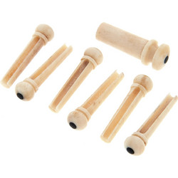 GMi Bridge Pins & EndPin Set - Bone