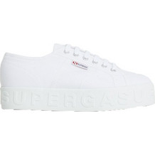 Superga 2790 3D Lettering Γυναικεία Sneakers Flatforms Λευκά S71183W-901