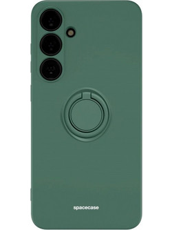 Spacecase Silicone Ring Holder Samsung Galaxy S24 Plus - Dark Green