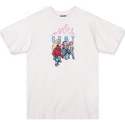 Grimey Ανδρική κοντομάνικη μπλούζα The Brawl Legend Regular Tee GA677-WHT