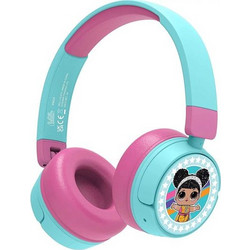 OTL L.O.L. Surprise Kids Ασύρματα Bluetooth Παιδικά Ακουστικά On Ear Ροζ Τρικουάζ