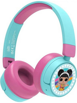 OTL L.O.L. Surprise Kids Ασύρματα Bluetooth Παιδικά Ακουστικά On Ear Ροζ Τρικουάζ