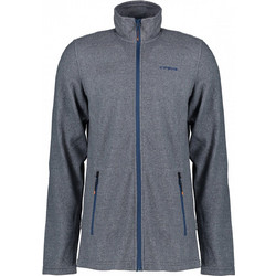 Icepeak Jim Ανδρική Ζακέτα Fleece με Φερμουάρ Ανθρακί 57830598I-390