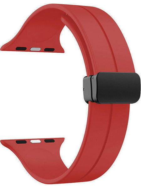 Kostelo 8864RD Λουράκι Σιλικόνης Red (Apple Watch 42 / 44 / 45 / 49mm)
