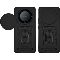 Sonique Ring Armor CamPro Θήκη (Honor Magic5 Lite 5G) Μαύρο