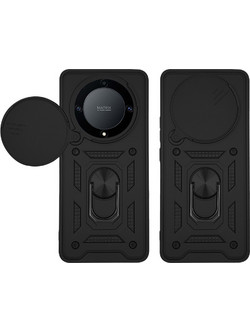 Sonique Ring Armor CamPro Θήκη (Honor Magic5 Lite 5G) Μαύρο