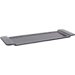 Δίσκος Μαύρο Γυαλί 53 x 16 cm