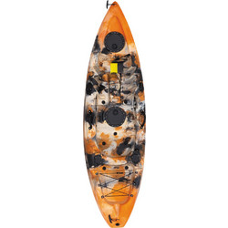 Seastar Viper Πλαστικό Kayak 1 Ατόμου Μαύρο Πορτοκαλί