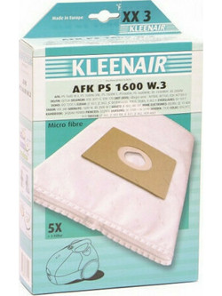 Kleenair XX-3 Σακούλες Σκούπας 5τμχ Συμβατές με Σκούπα Gruppe / Samsung / Severin / Tristar