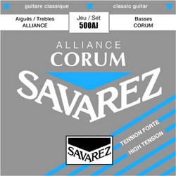 Savarez 500AJ Σετ 6 Χορδές Κλασικής Κιθάρας Carbon Hard Tension
