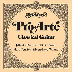 D'Addario J4604 Χορδή Κλασικής Κιθάρας D Silver Plated Copper 30" Hard Tension