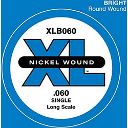 D'Addario XLB060 60 Χορδή Ηλεκτρικού Μπάσου Nickel Plated Steel 60" Light Tension