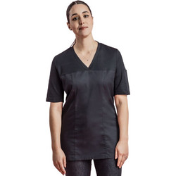 Μπλούζα Σεφ Γυναικεία F-Shirt Μαύρη Με Κοντό Μανίκι Clement