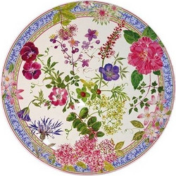 Πιατέλα Για Kέικ Στρογγυλή Millerfleurs Faience Gien (30 cm)