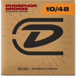 Dunlop DAP Σετ 6 Χορδές Ακουστικής Κιθάρας Phosphor Bronze 10-48" Extra Light Tension