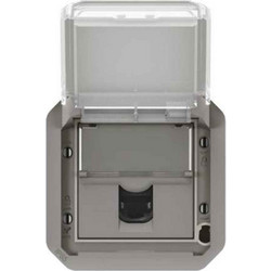PLEXO N ΜΗΧ. ΠΡΙΖΑΣ RJ45 CAT6 UTP GREY