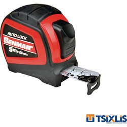 Μέτρο Ρολό Μαγνητικό 3,0mx16mm Auto Lock Benman - (70646 )