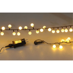 Lianos 100 Χριστουγεννιάτικα Λαμπάκια LED Θερμά Λευκά 5m 62309