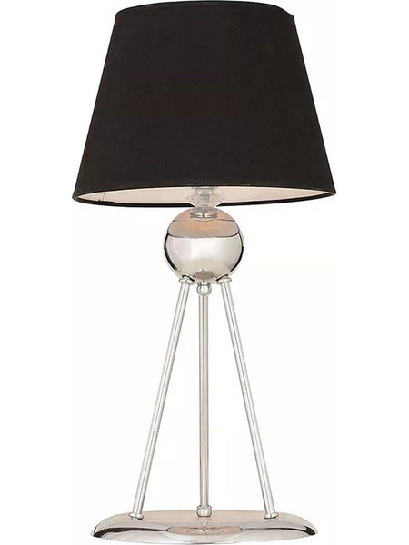 ArteLibre 14780140 Πορτατίφ Ε27 Μαύρο Ασημί Φ21xΥ53cm