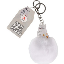 Keyring Cat & Ball