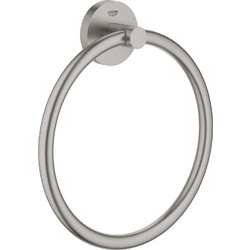 Grohe Essentials Κρίκος Μπάνιου Μονός με Βίδες Super Steel 40365DC1 ref10279420