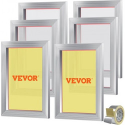 VEVOR Σετ Μεταξοτυπίας με Πλαίσιο 10x14in 156 Δίχτυ 6τμχ SYKJD61561014ONC9V0