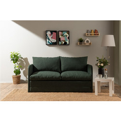 Papatya Saga XL Διθέσιος Καναπές Κρεβάτι Πράσινος 140x49x46cm