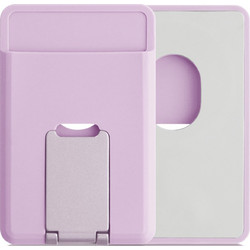 Universal Θήκη KWmobile Card Holder Πορτοφόλι MagSafe από Σιλικόνη για Κάρτες με KickStand - Light Lavender (58791.139)