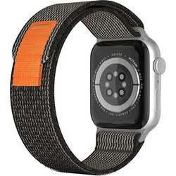 Sonique Nylon Loop Λουράκι Υφασμάτινο Grey (Apple Watch 42 / 44 / 45 / 49mm)