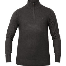 Zero Ανδρική Μπλούζα Half Zip Mel Ανθρακί