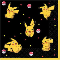 Χαρτοπετσέτες 33X33 Pikachu-Pokemon 16Τμχ (M9917107)