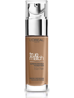 L'Oreal Paris True Match Super Blendable D7/W7 Golden Amber Liquid Foundation SPF17 30ml