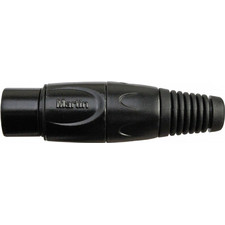 MARTIN S200 Βύσμα XLR 3pin Θηλυκό, Μαύρο