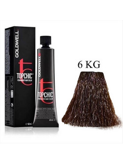 Goldwell TopChic 6KG Χάλκινο Χρυσό Σκούρο Μόνιμη Βαφή Μαλλιών 60ml