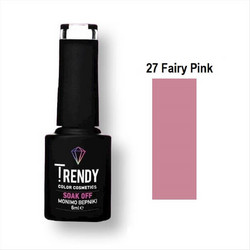 Trendy Soak Off 27 Fairy Pink Ημιμόνιμο Βερνίκι Νυχιών 6ml