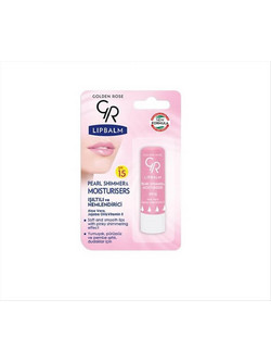 Golden Rose Pearl Shimmer Lip Balm με Χρώμα SPF15 4.6gr
