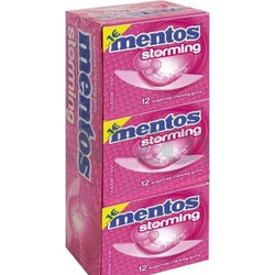 Mentos Storming Bubble Fresh Τσίχλες 33gr Συσκευασία 12 Τεμαχίων