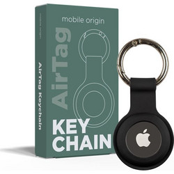 Θήκη Μπρελόκ Apple AirTag Mobile Origin Black (FRL-ATKC-BLK)