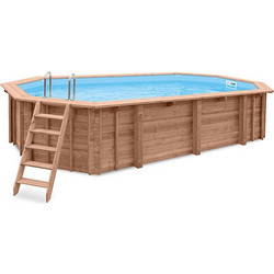 Interline Bali Πισίνα Ξύλινη 640x400x136cm