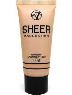 W7 Cosmetics Sheer Foundation Smooth Lasting Finish 03 Bisquit 30gr