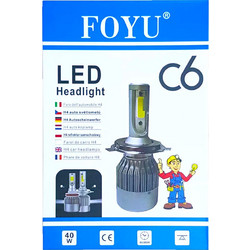 LED Φώτα Αυτοκινήτου Η11 6000Κ C6 40W 3800LM CAN BUS FOYU