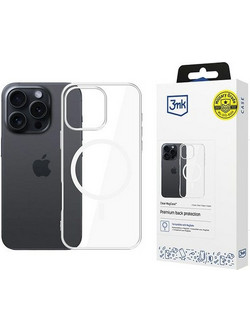 3MK Clear MagCase - θήκη για Apple iPhone 16 Pro Max - Διάφανο