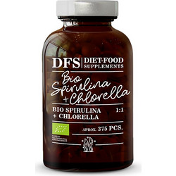 Diet Food Bio Spirulina & Chlorella 375 Ταμπλέτες