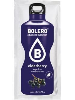 Elderberry / Σαμπούκος - Bolero χυμός σε σκόνη για 1,5L (σακουλάκι 9γρ) - Bolero