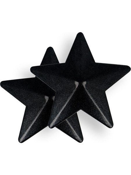 COQUETTE CHIC DESIRE - NIPPLE COVERS BLACK STARS