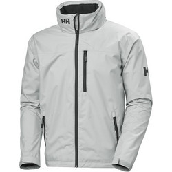 Helly Hansen Crew Αθλητικό Ανδρικό Μπουφάν Χειμωνιάτικο Softshell Αδιάβροχο Αντιανεμικό Γκρι 34443-853